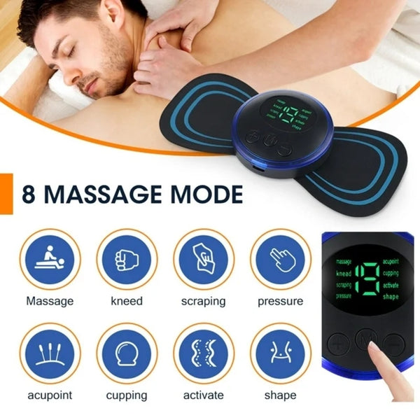 Mini Neck Massager, Lymphatic Drainage Massager, Portable Mini Back Massage Device