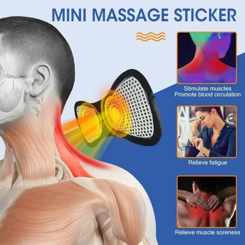 Mini Neck Massager, Lymphatic Drainage Massager, Portable Mini Back Massage Device