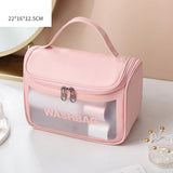 Transparent Makeup and Wash Bag Set