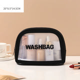 Transparent Makeup and Wash Bag Set