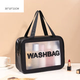 Transparent Makeup and Wash Bag Set